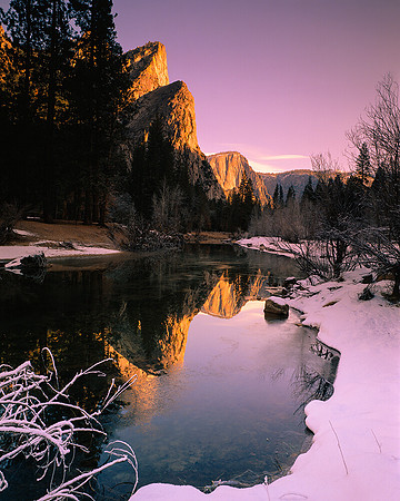 THREE BROTHER WINTER SUNRISE