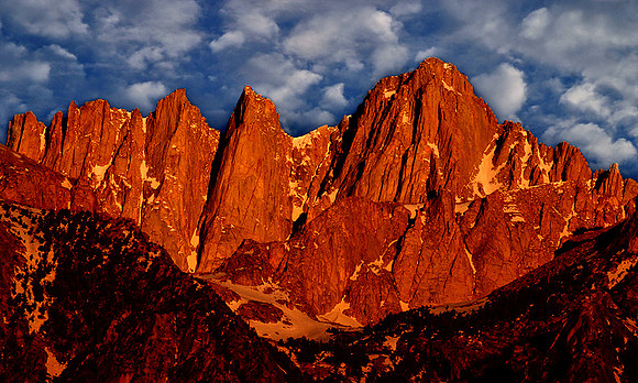 Sunrise on Mt Whitney Sierra Mts. Ca.