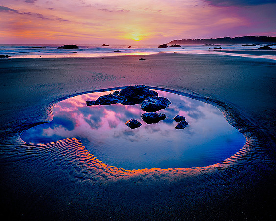 low tide pool