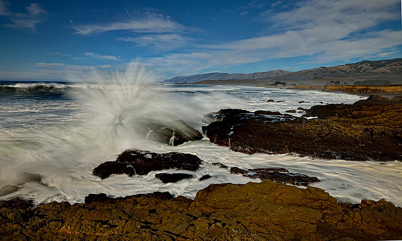Splash on Big Sur, Ca