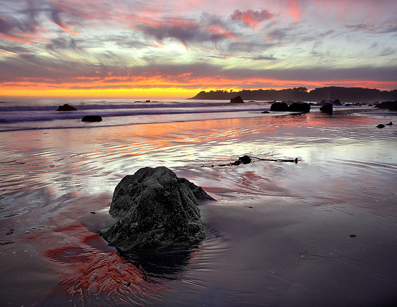 SUNSET NEAR SAN SIMEON PT CAMBRIA,CA