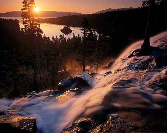 SUNRISE EAGLE FALLS LAKE TAHOE CA